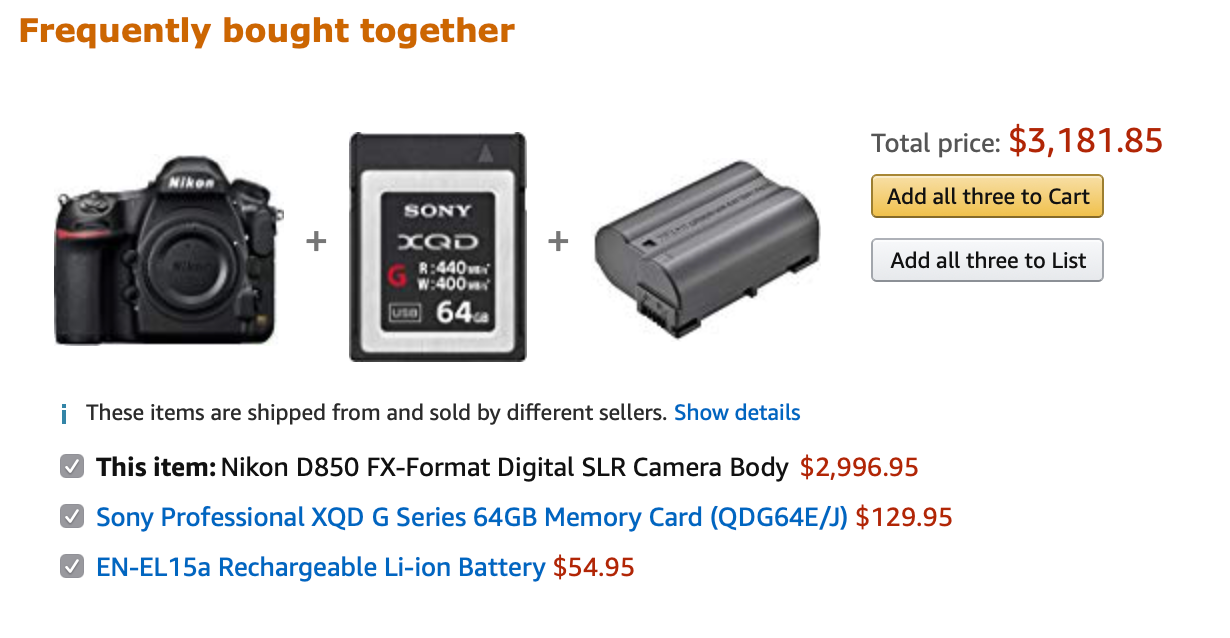 Frequently Bought Together Items