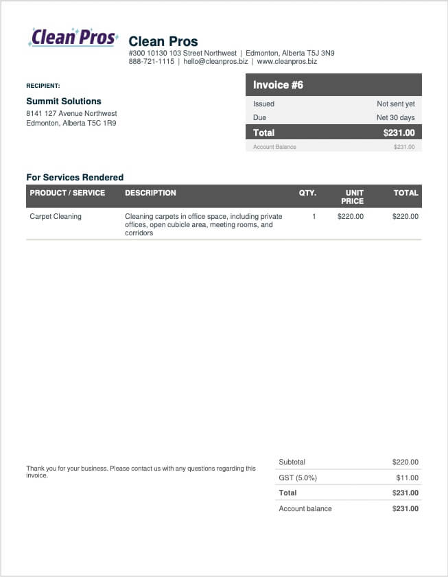 Identifying Fraudulent Carpet Cleaning Receipt