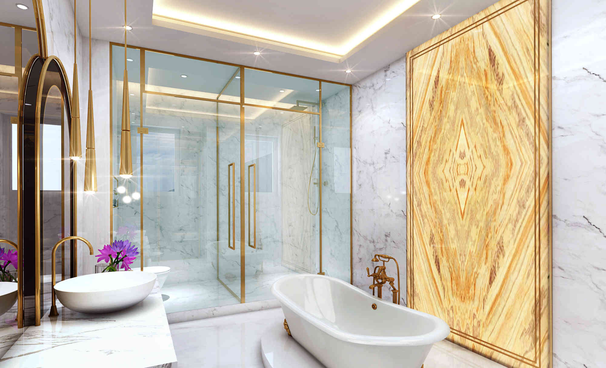 Luxury with Bathroom Golden Luxe III