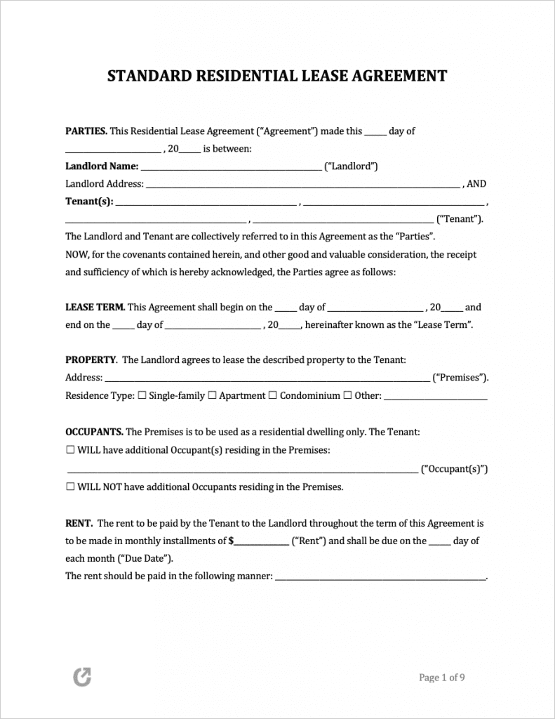 Role Lease Agreement