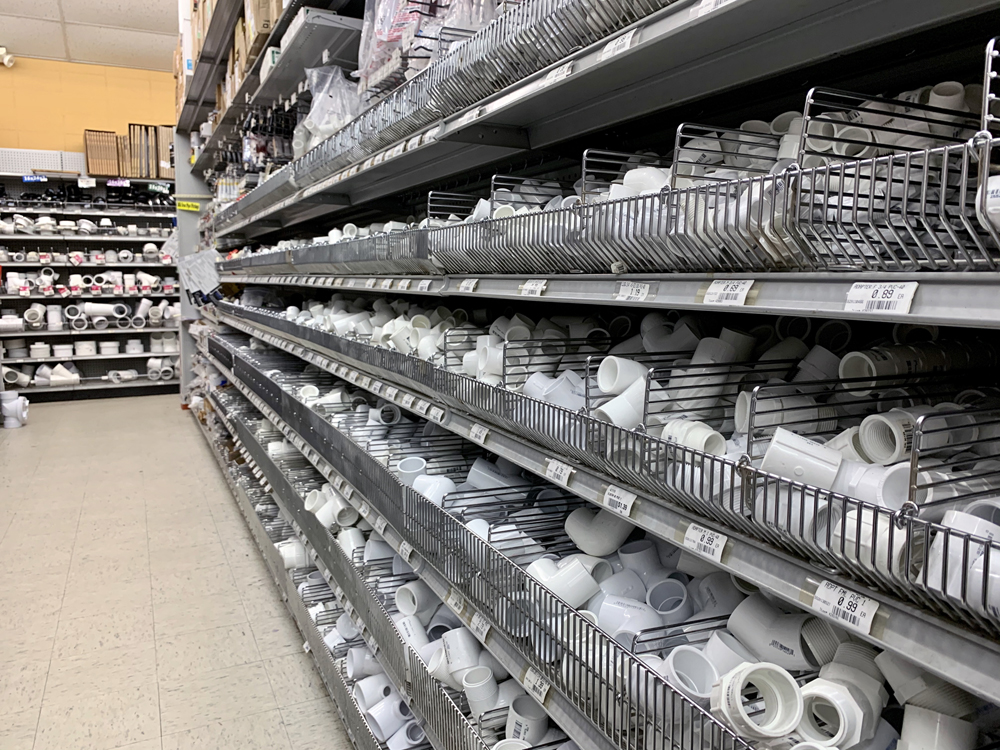 Plumbing Supplies Selection